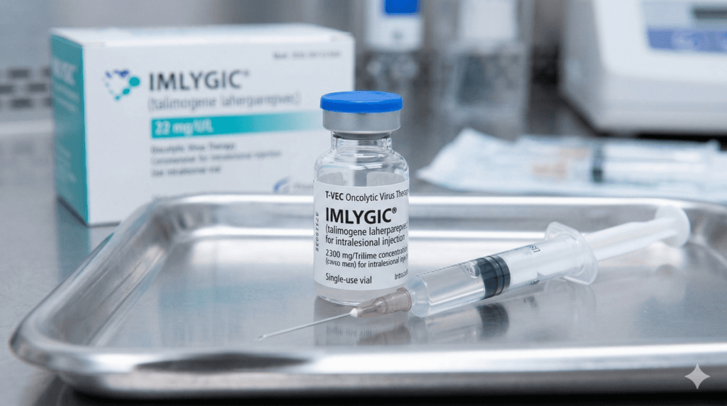 T‑VEC herpes simplex virus as an anticancer agent for melanoma treatment”