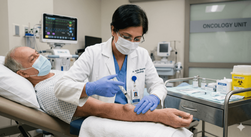 कैंसर के इलाज में हर्पीज वायरस का उपयोग की क्लिनिकल प्रक्रिया